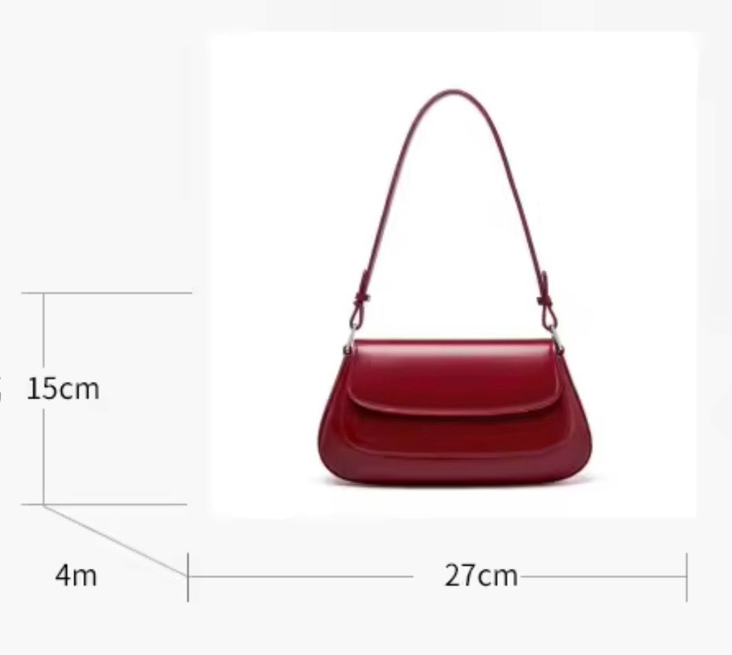 Vintage minimalist shoulder bag purse
