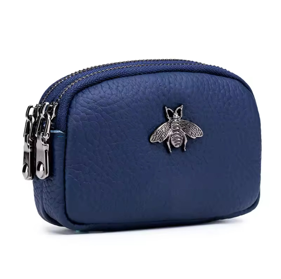 Mini bumblebee leather coin purse pouch