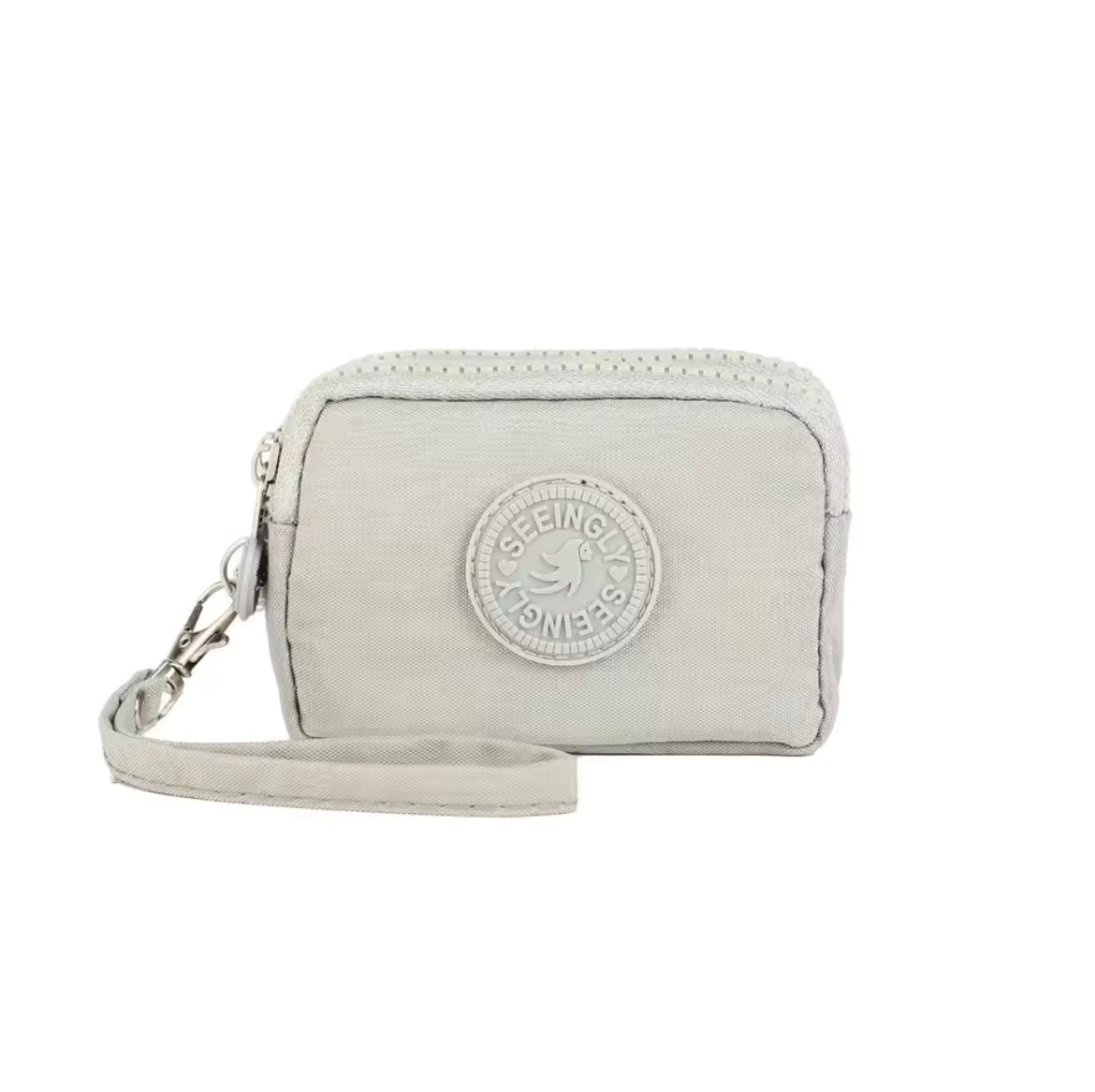 Mini waterproof nylon coin purse key bag