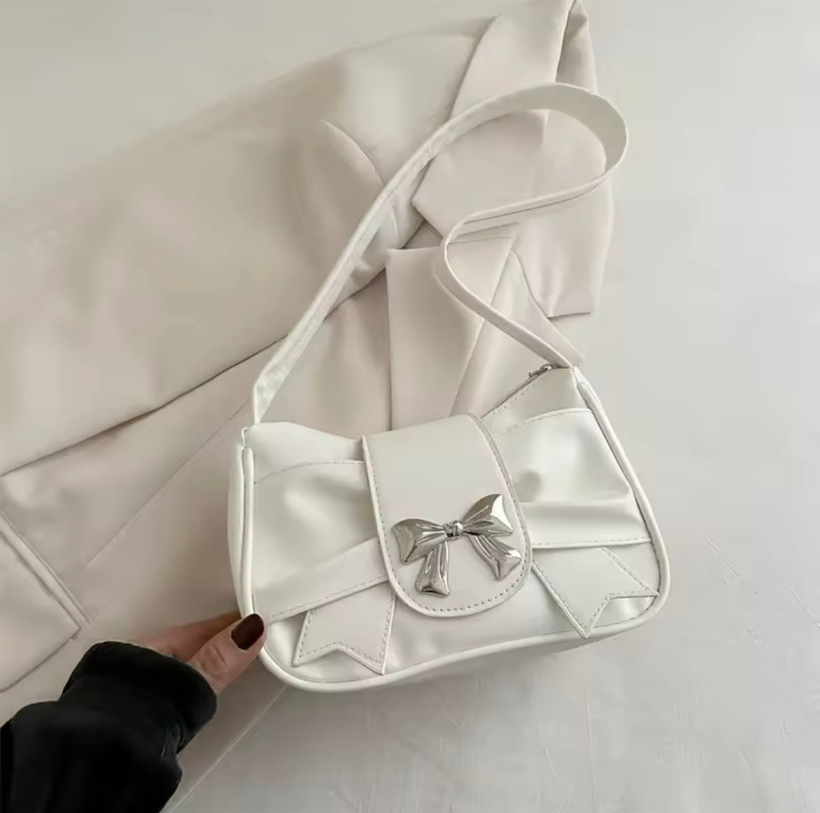 Vintage bow coquette purse shoulder bag