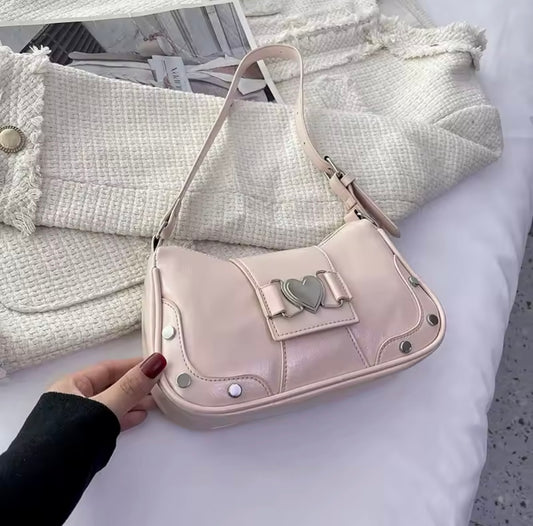 Vintage y2k heart purse shoulder bag