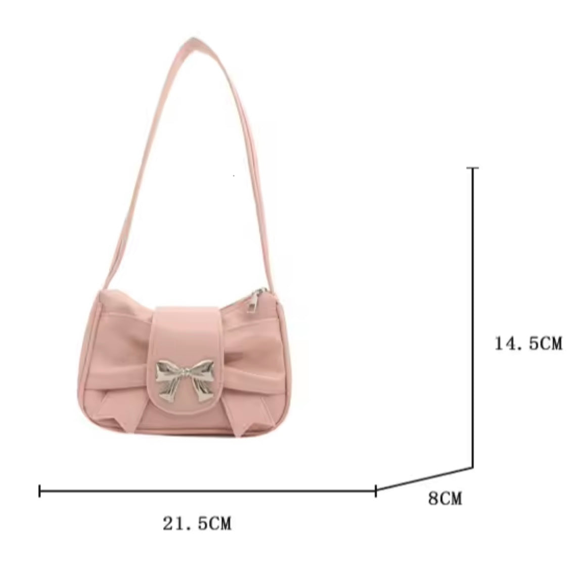 Vintage bow coquette purse shoulder bag