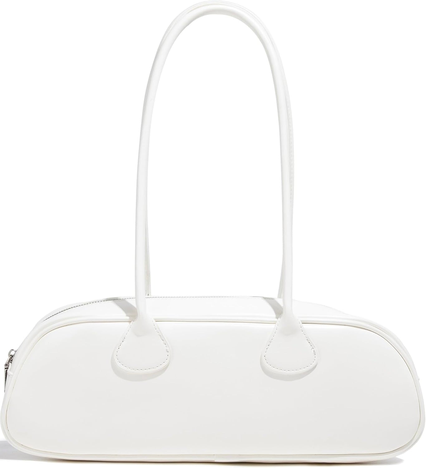 Faux leather minimalist shoulder bag purse