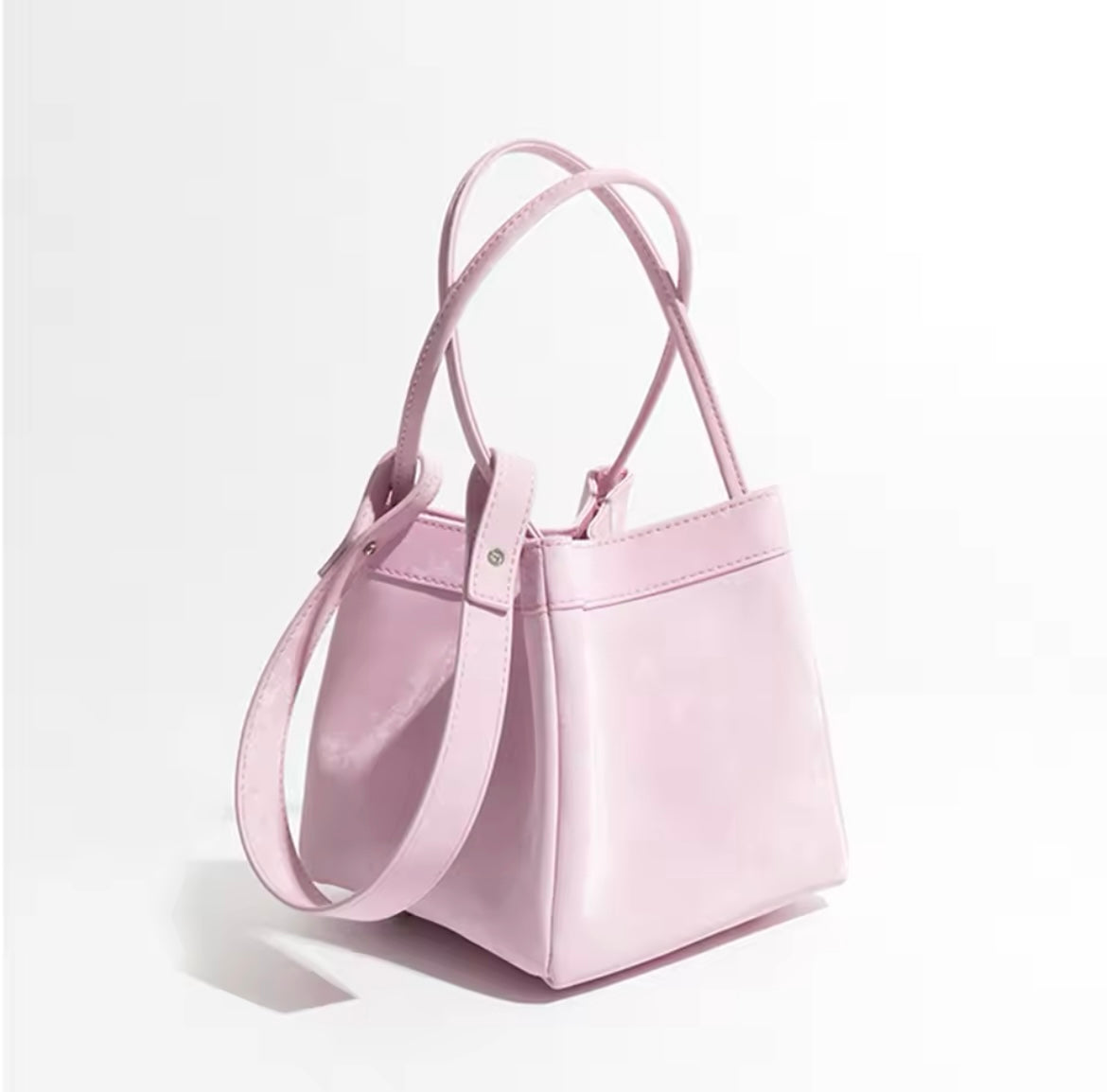 Mini suede leather purse handbag