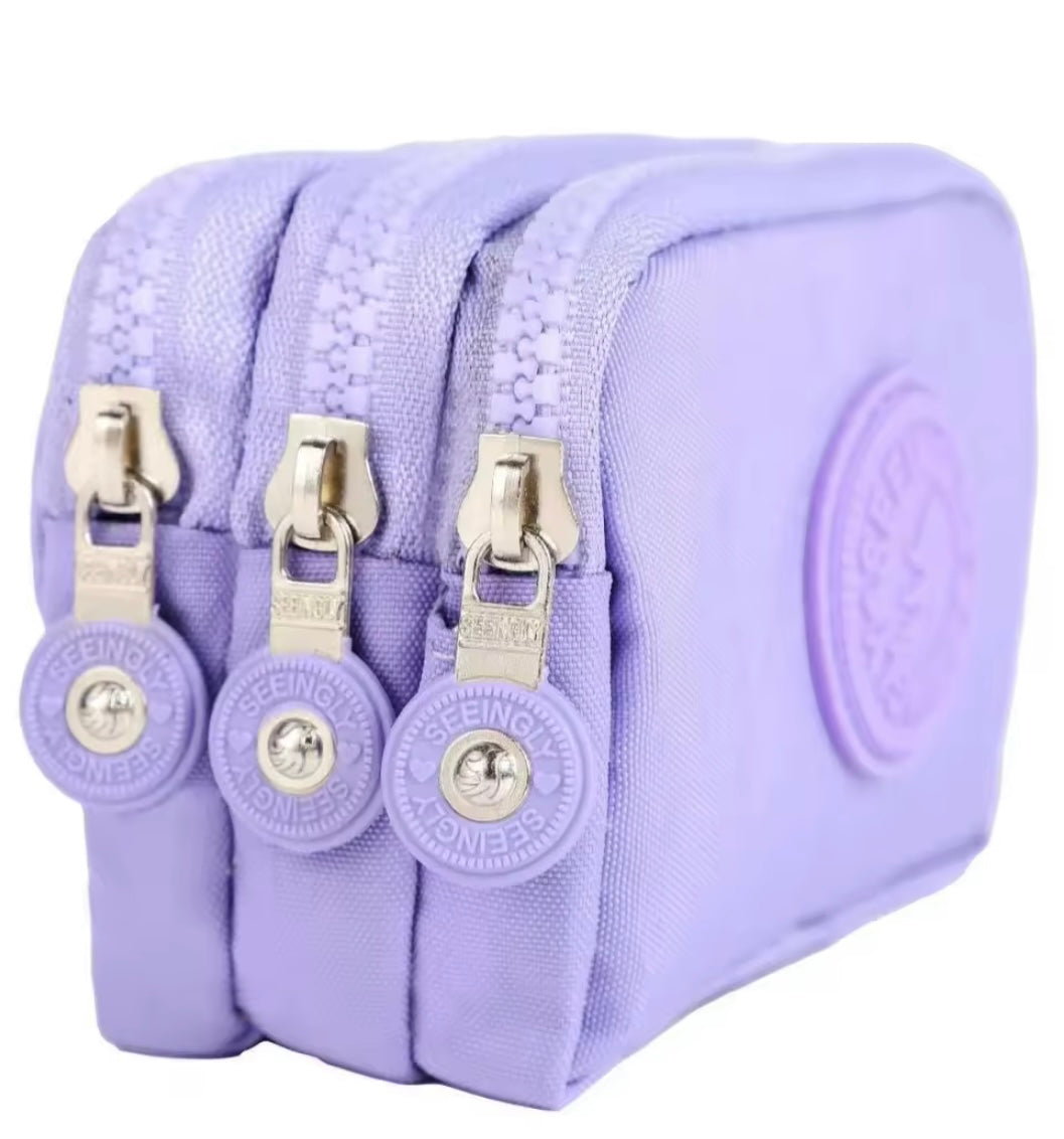 Mini waterproof nylon coin purse key bag