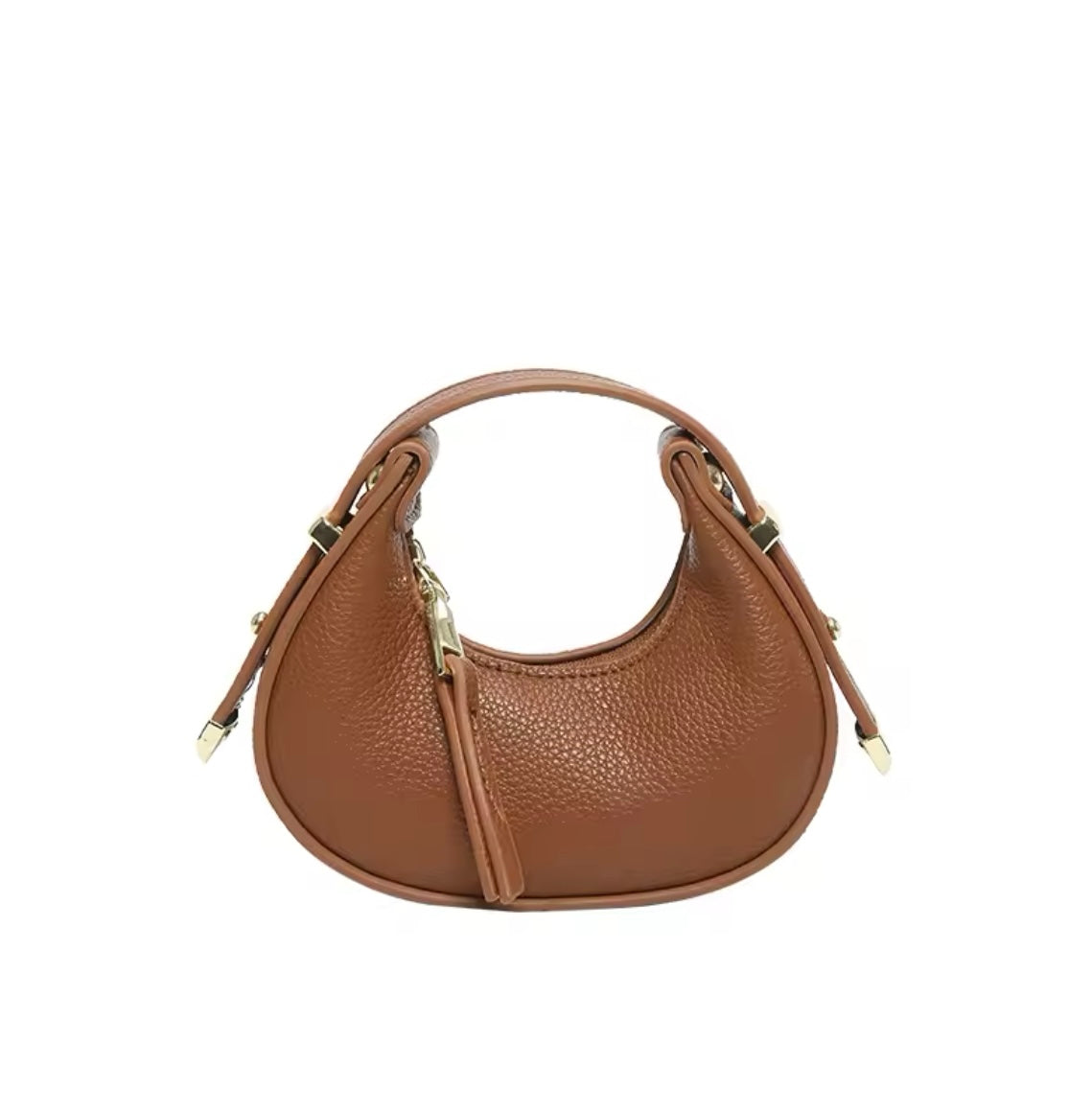 Mosbaes faux leather chic mini purse handbag