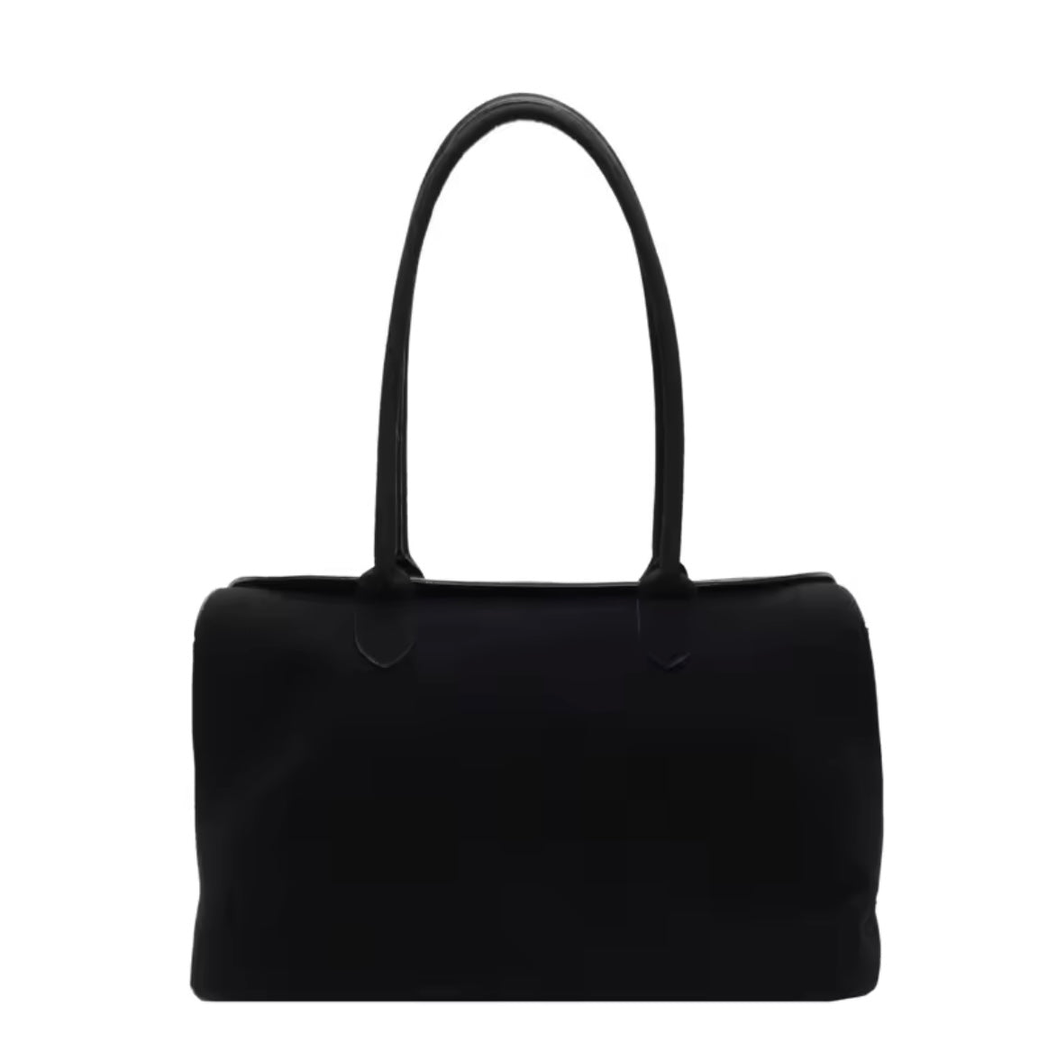 Classy faux suede English handbag