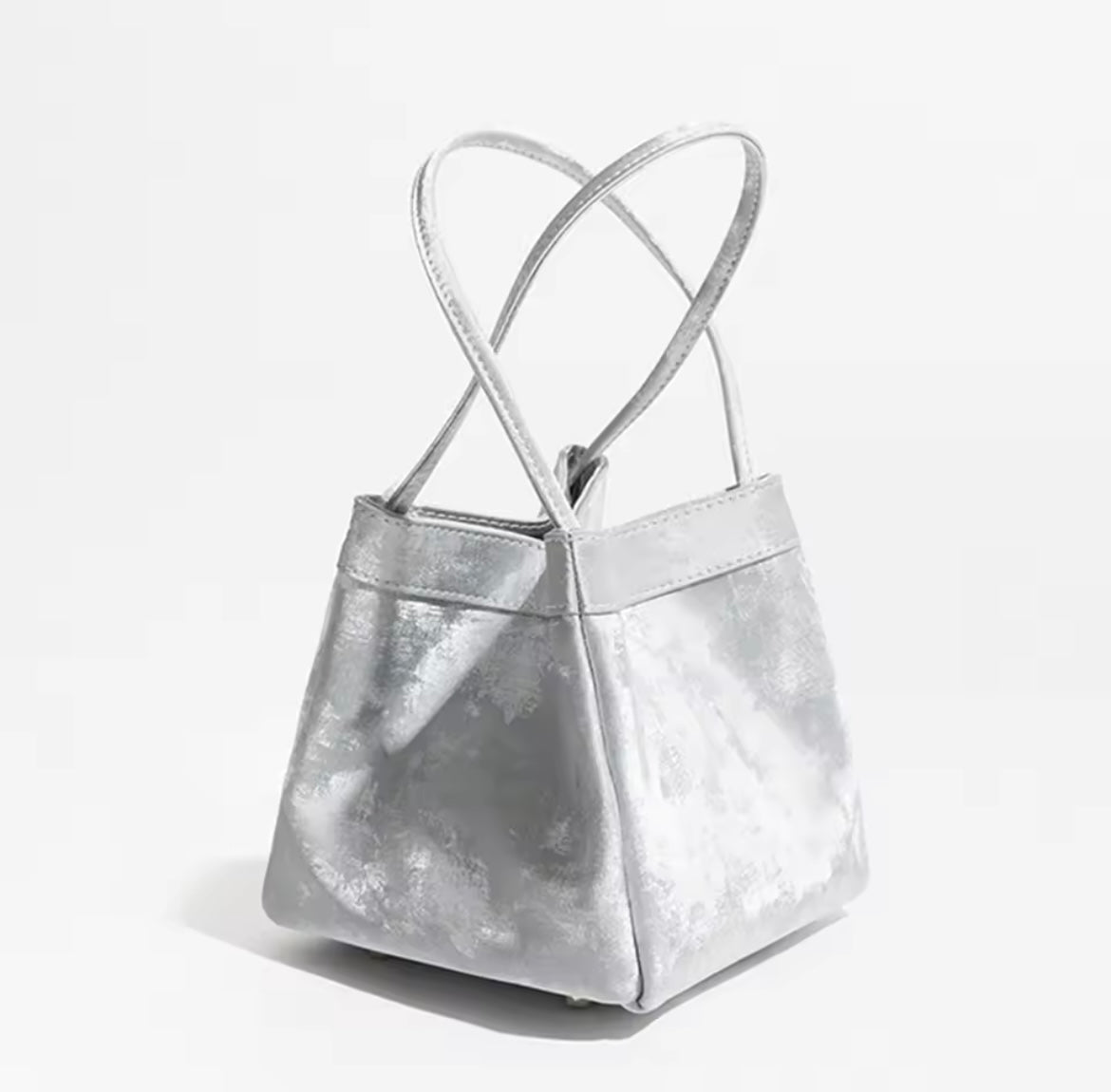 Mini suede leather purse handbag