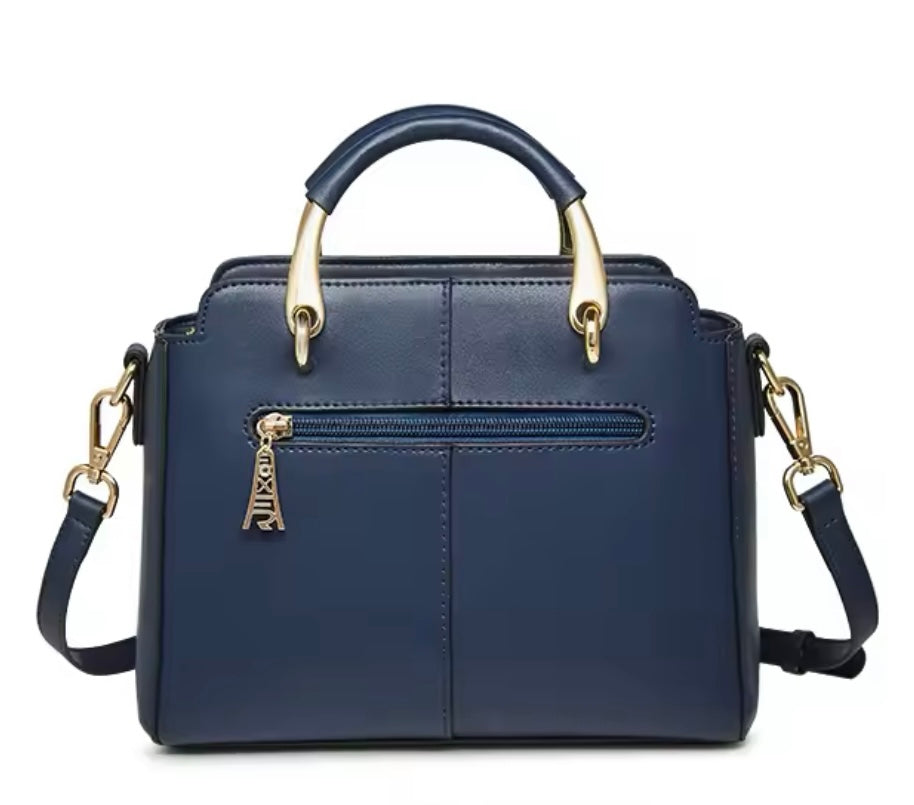 Foxers faux leather mini classy top-handle purse handbag