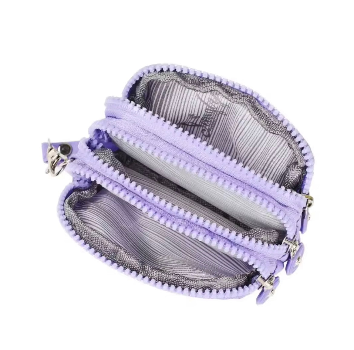 Mini waterproof nylon coin purse key bag