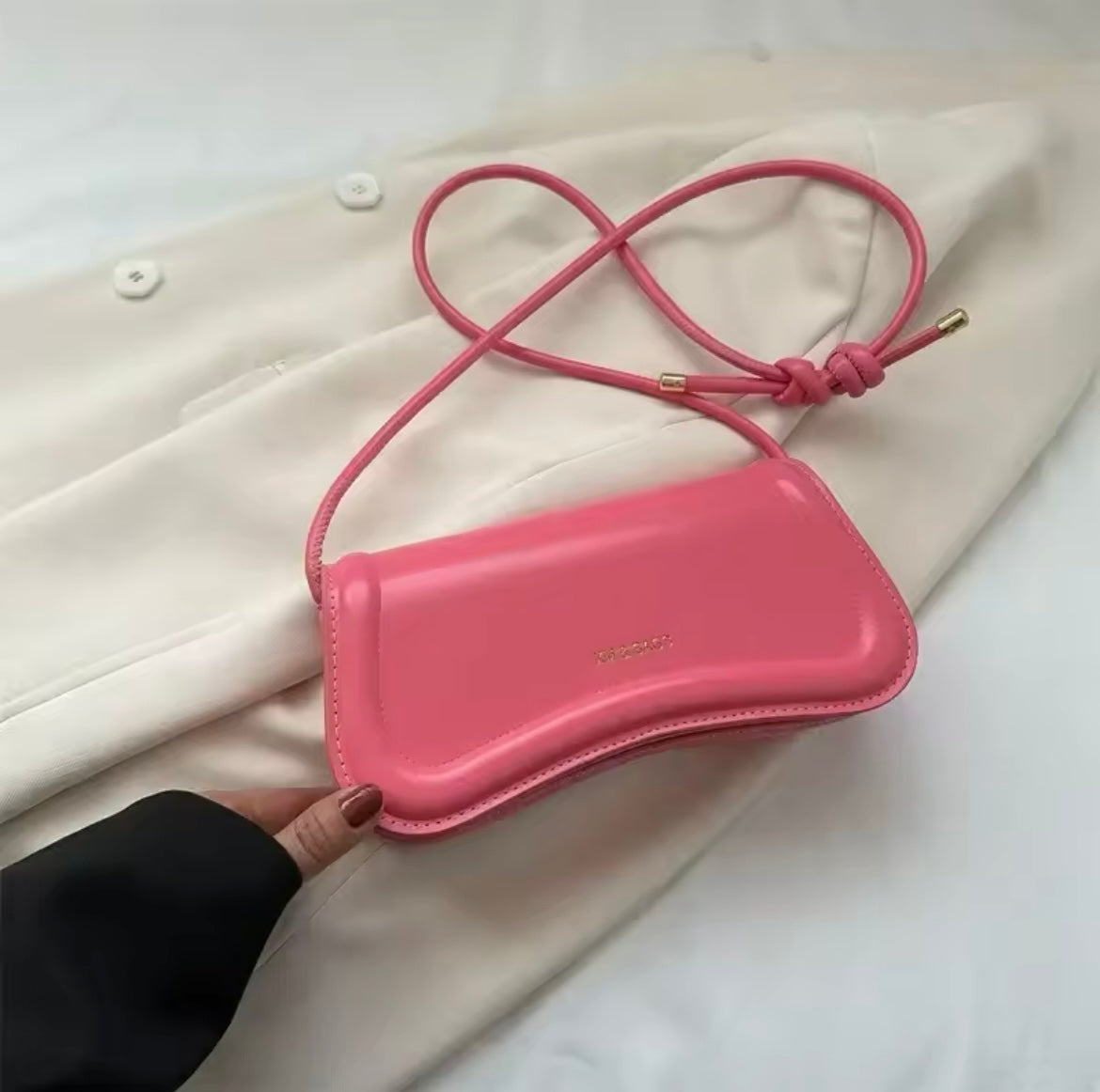 xm & bags faux leather modern minimalist purse shoulder bag