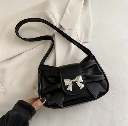 Vintage bow coquette purse shoulder bag