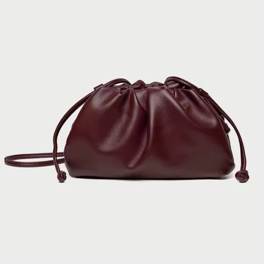 Soft faux leather minimalist purse
