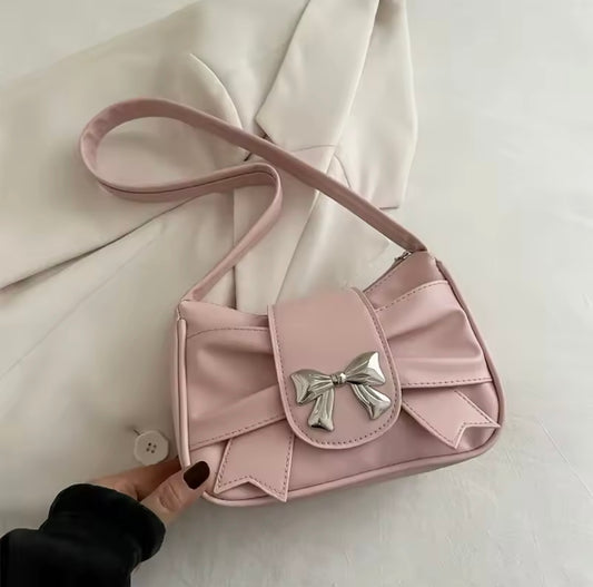 Vintage bow coquette purse shoulder bag