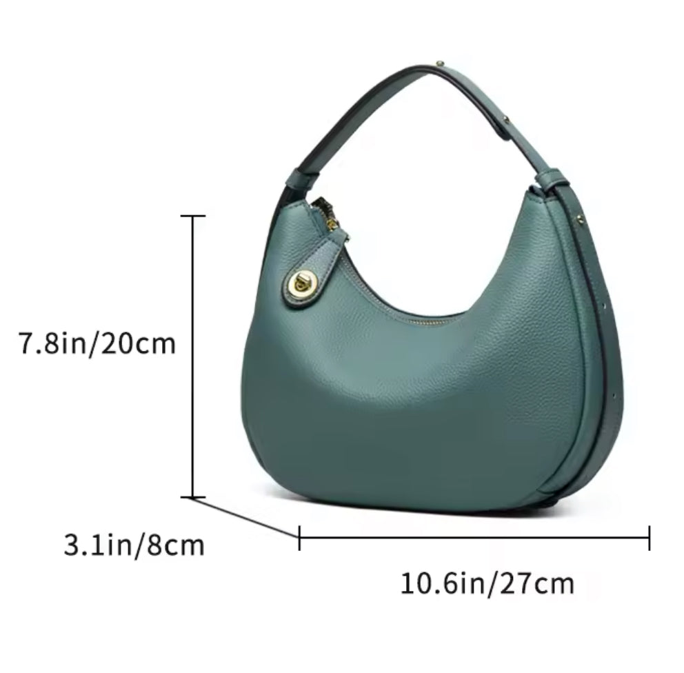 Zoolers genuine leather exterior modern minimalist purse shoulder bag