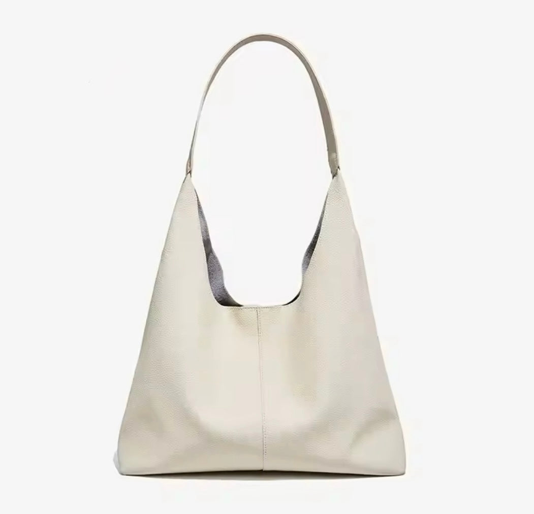 Foxers faux leather minimalist tote handbag