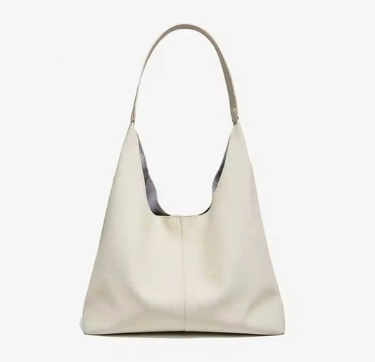 Foxers faux leather minimalist tote handbag