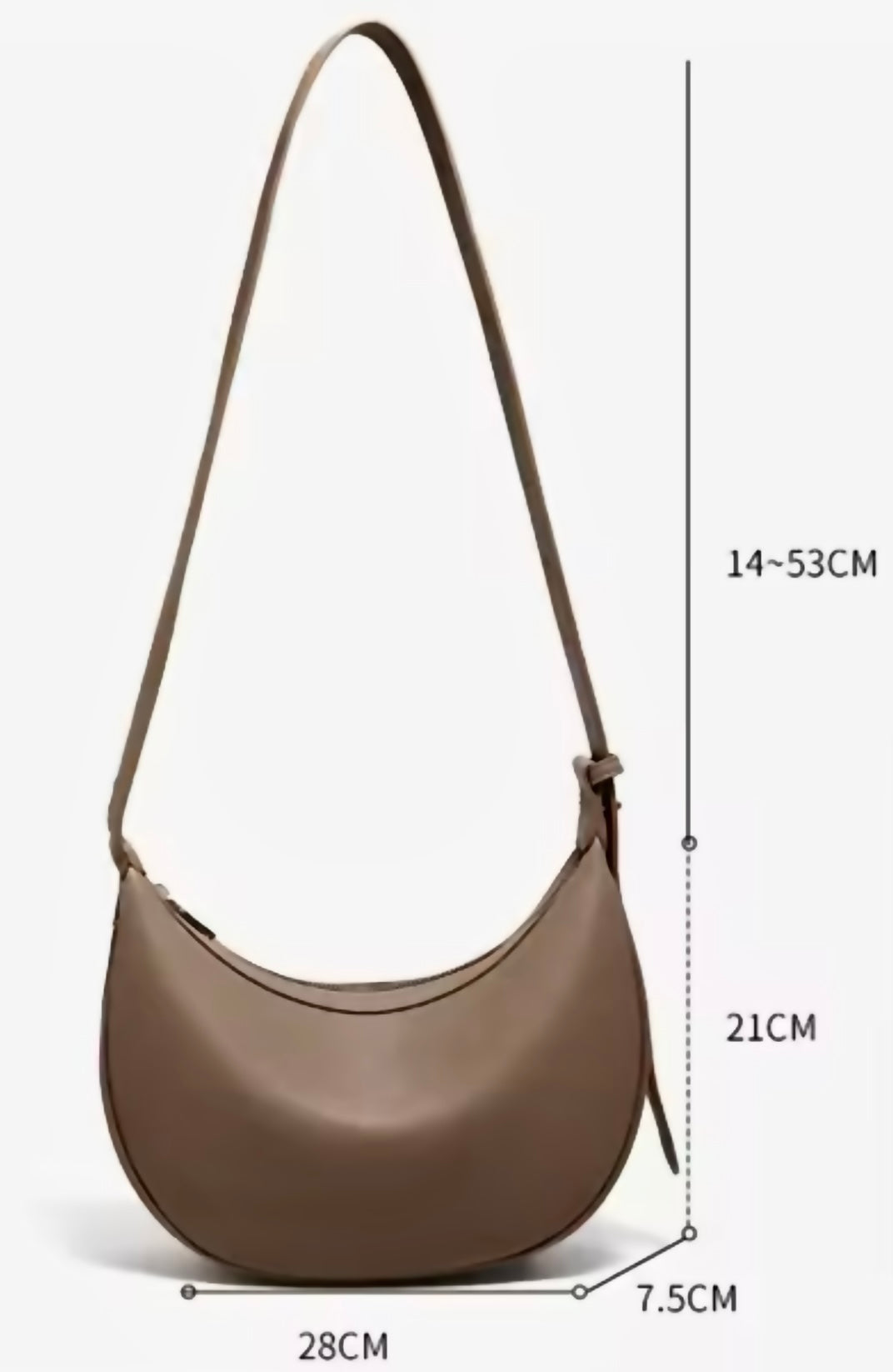 Foxers faux leather modern minimalist purse handbag