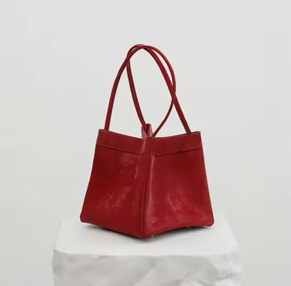 Mini suede leather purse handbag