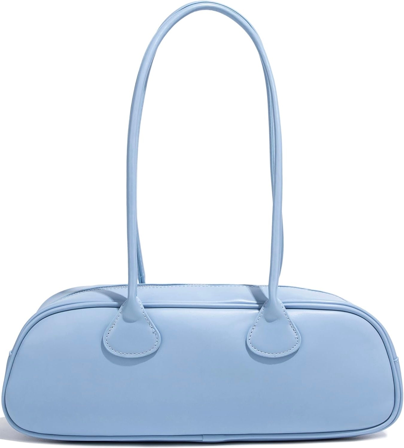 Faux leather minimalist shoulder bag purse