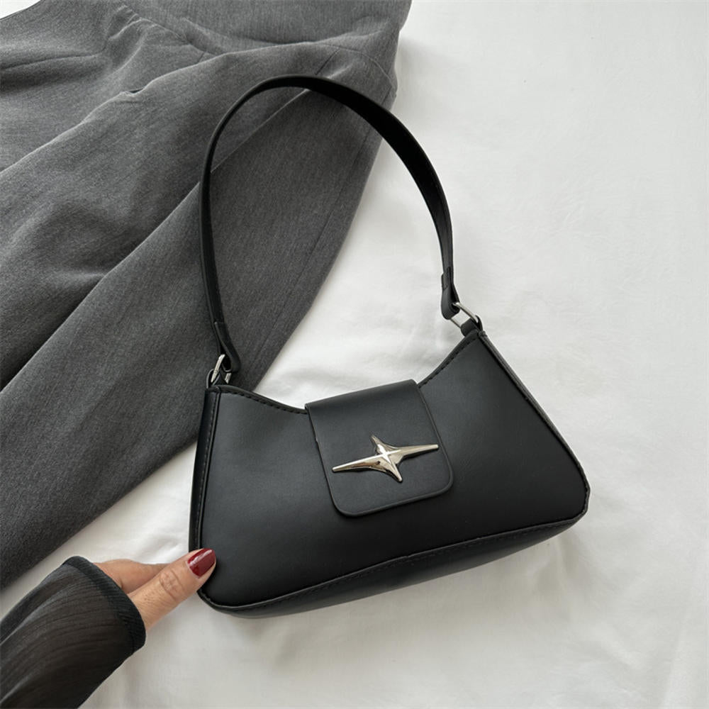 Classy vintage y2k faux leather shoulder bag purse